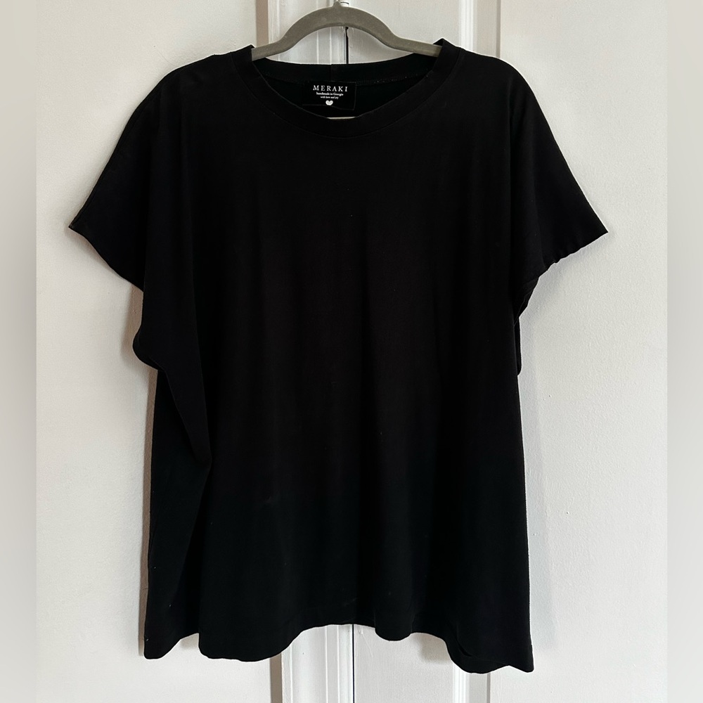 Black Designer t-shirt, it is made by Georgian designer